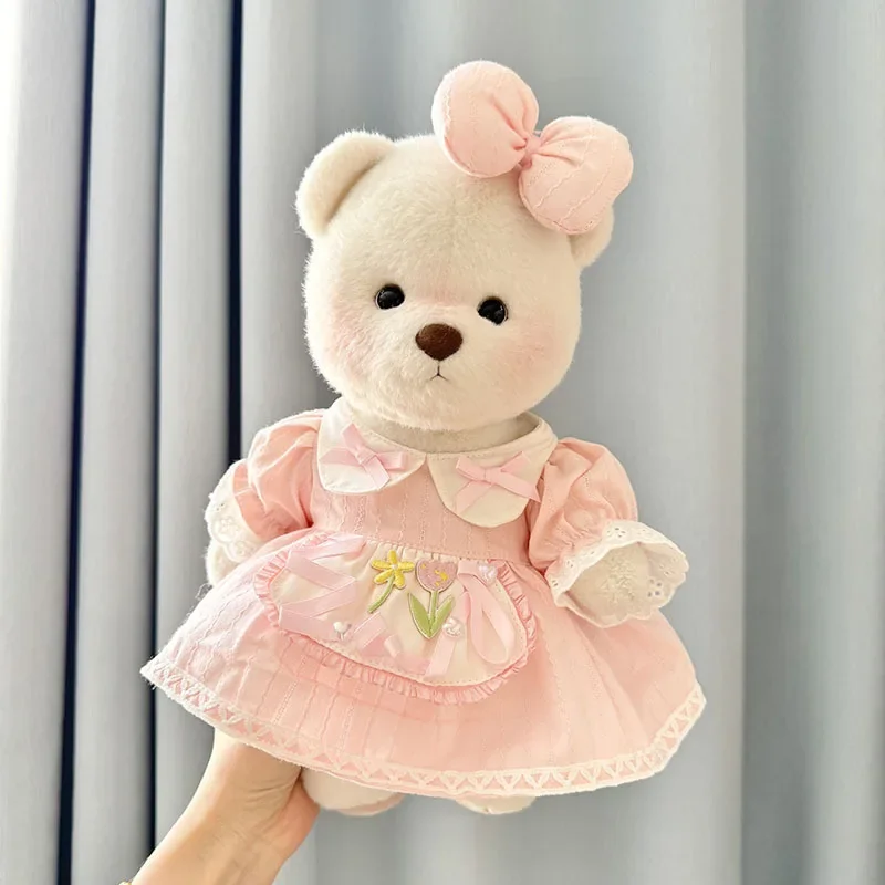 elegant pink tulip dress set for 38cm Labubu doll