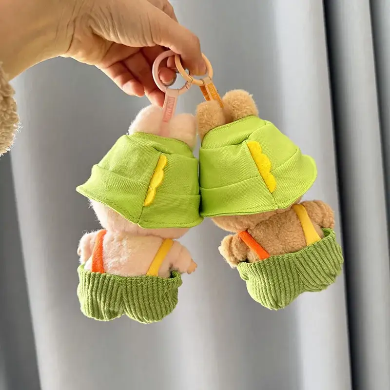 everyday outfit for 17cm Labubu doll soft corduroy set