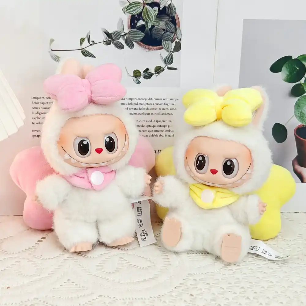 first second third generation labubu compatible pink outfit