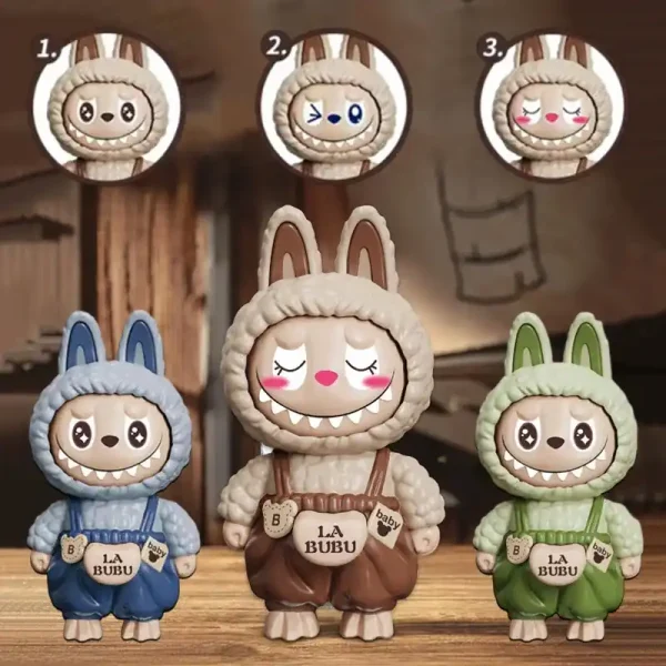 fun and interactive labubu bunny keychain