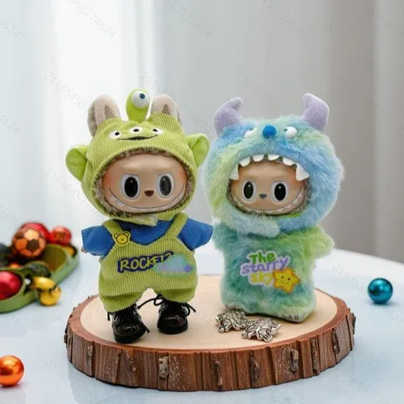 gentle handling monster costume for 17cm Labubu doll
