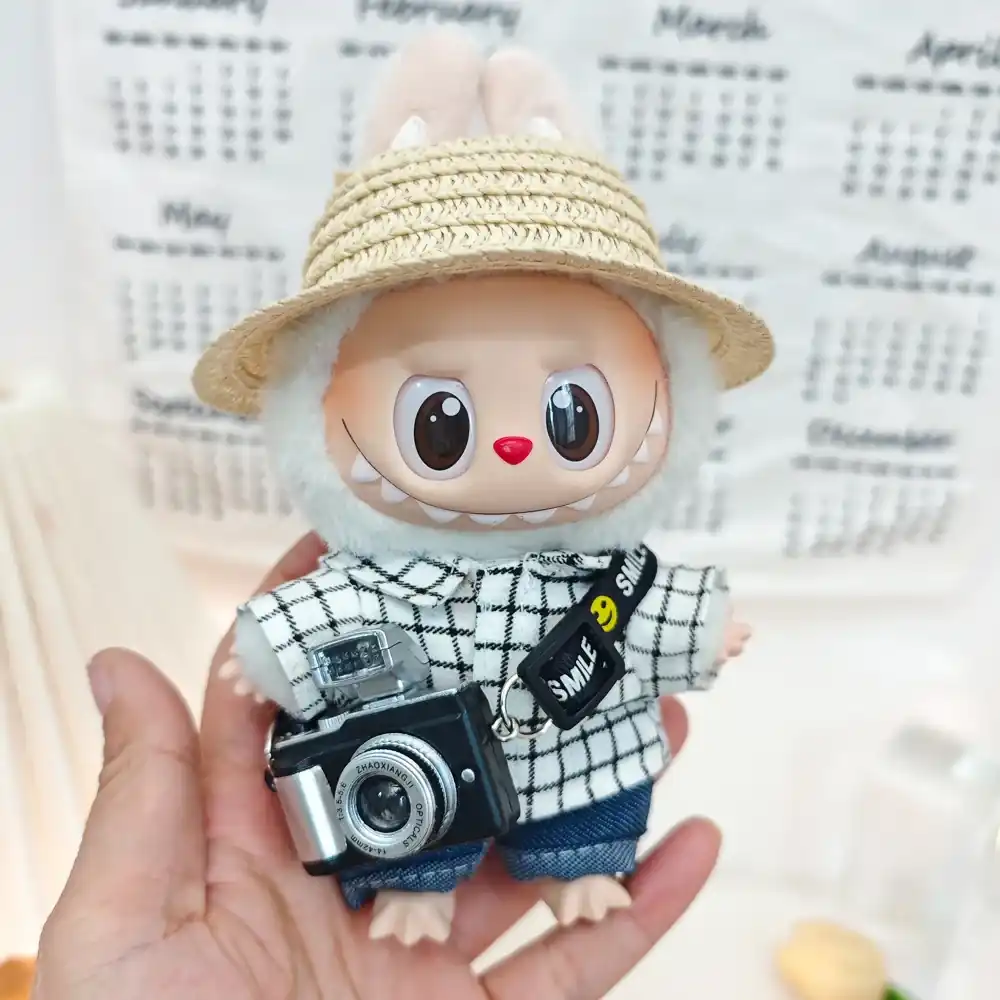 give your labubu doll a chic new look with this outfit set