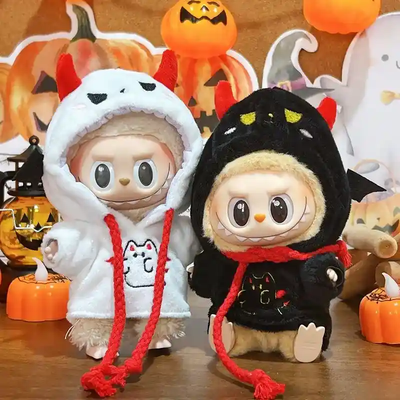 halloween costume for 17cm labubu doll i ii models