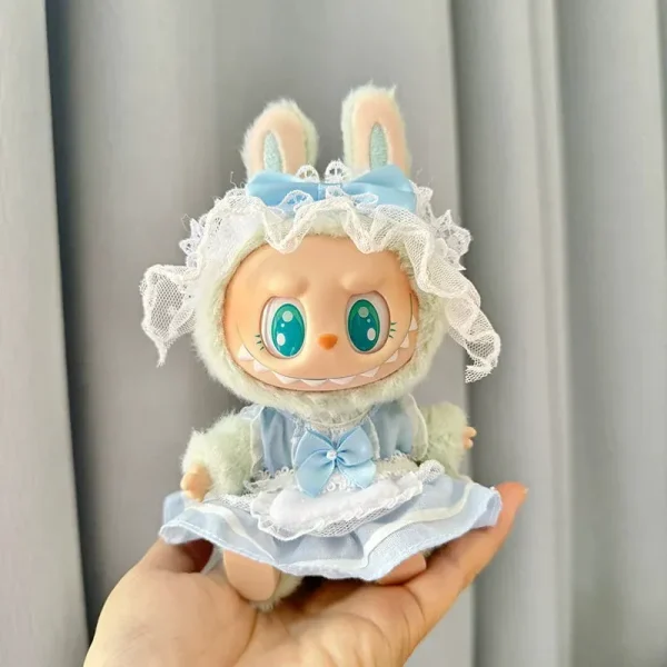 handmade labubu bunny dress outfit for collectors