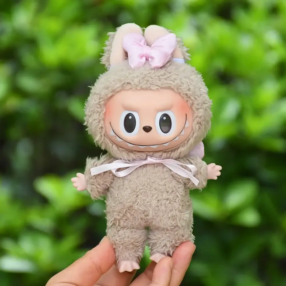 handmade labubu doll clothes gift 15 17cm yellow bunny theme