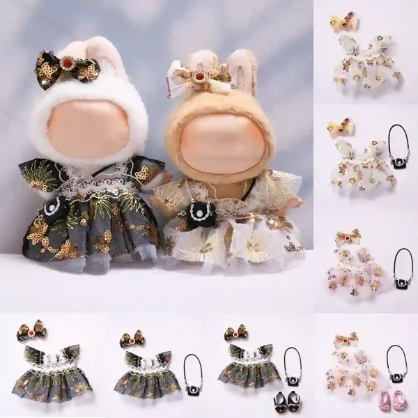 handmade labubu doll clothes luxury designer look
