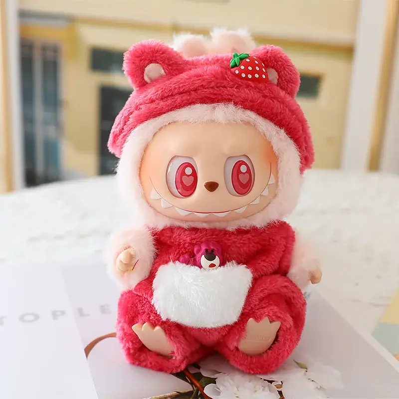 handmade labubu doll outfit sitting pose friendly