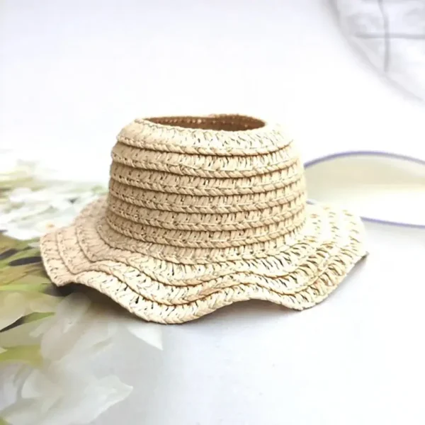 handmade labubu doll summer outfit with neat precise stitching