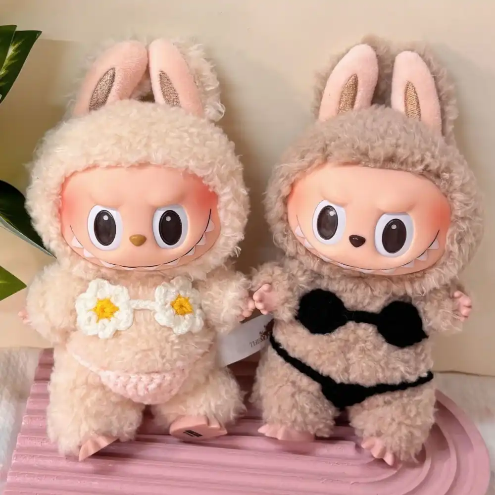 hawaiian style grass skirt for labubu bunny costume