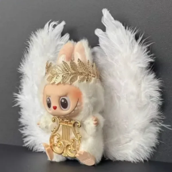 heavenly angel costume for 17cm labubu doll accessories