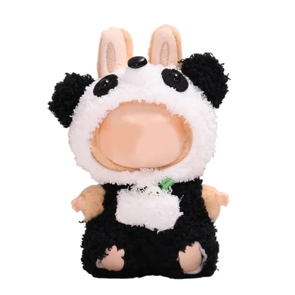 high quality materials 17cm Labubu frog costume