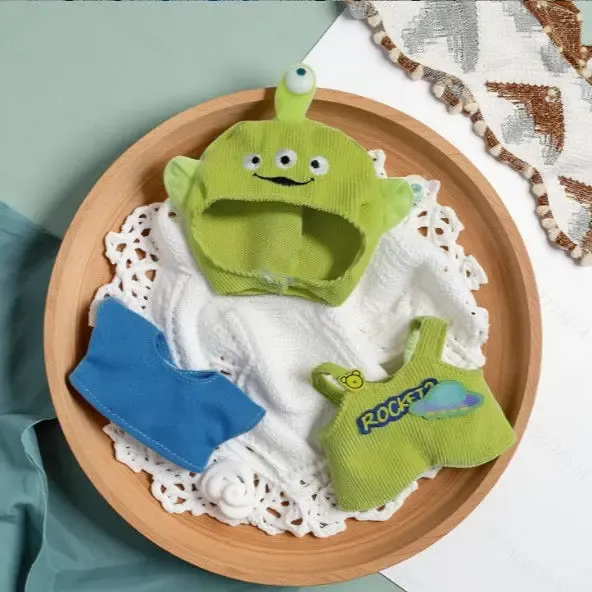 high quality 17cm Labubu doll clothes monster costume