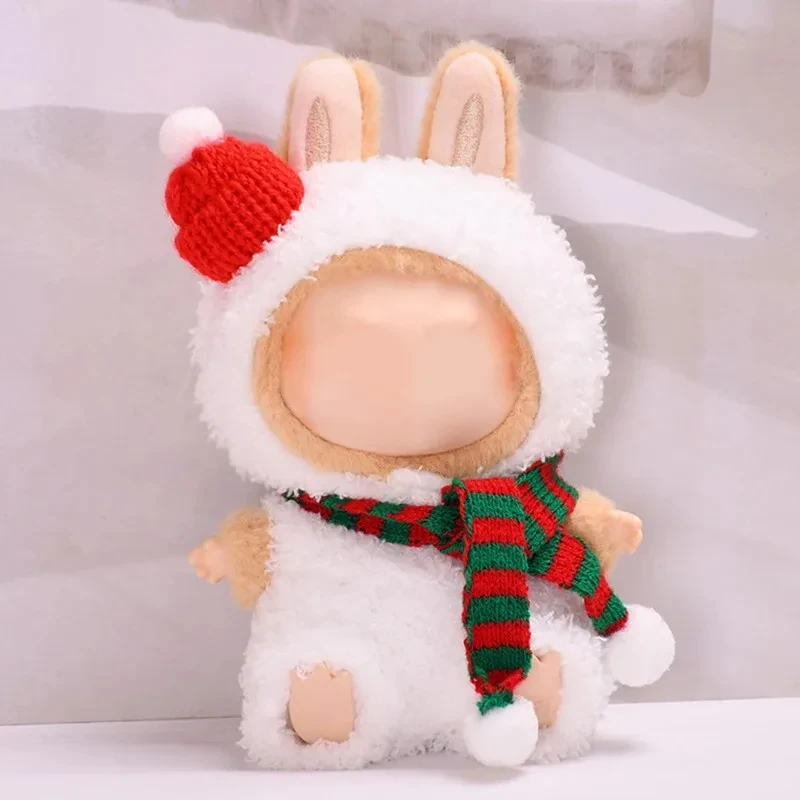 high quality 17cm Labubu frog costume outfit