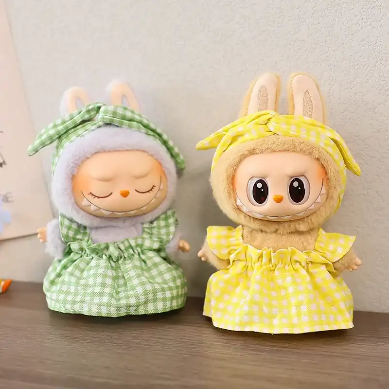 high quality bunny costume for 15 17cm labubu doll