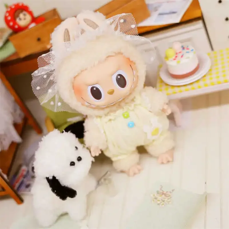 high quality bunny costume for labubu doll versions 1 2 3