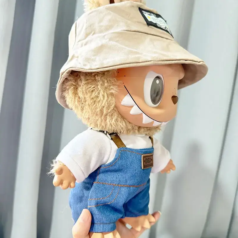 high quality casual clothes for 38cm labubu doll durable fabrics