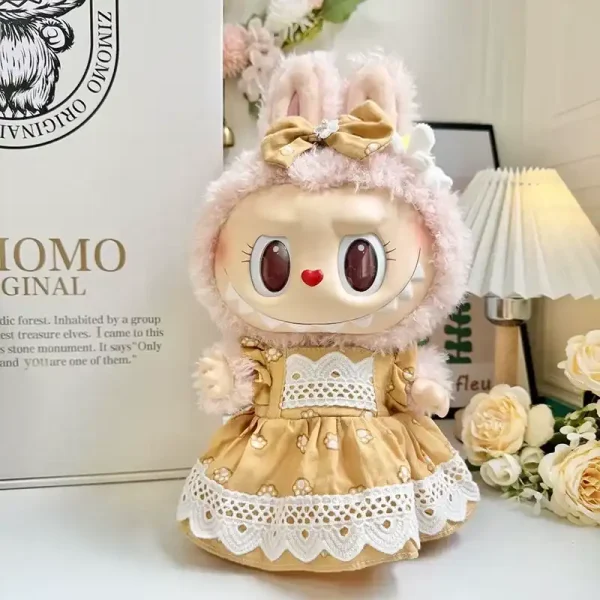 high quality casual clothes for 38cm labubu doll soft fabrics