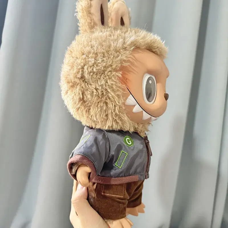 high quality casual outfit for 38cm labubu doll korea kpop style