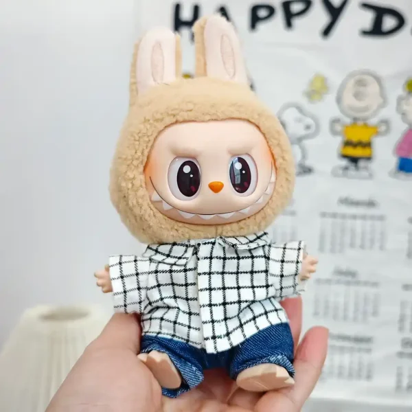 high quality clothing set for 15cm 17cm labubu dolls