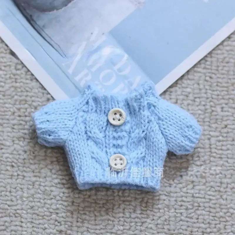 high quality durable labubu doll knitted sweater hat and camera set