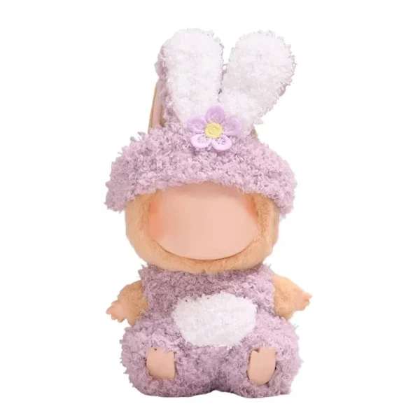 high quality fabric 17cm Labubu frog costume
