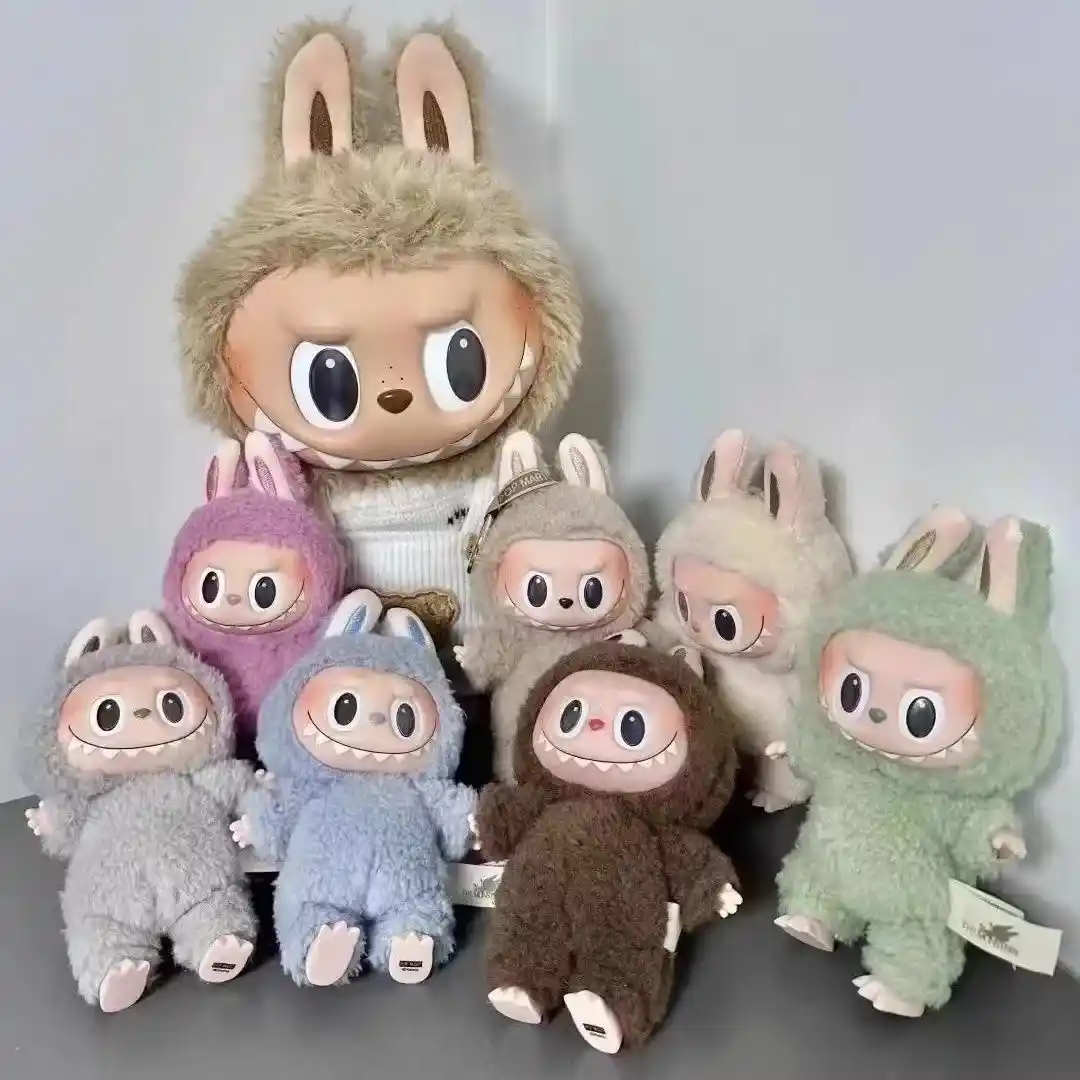 high quality labubu bunny costume keychain plush toy