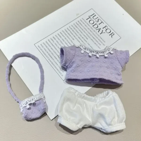 high quality labubu doll bunny outfit knitted fabric