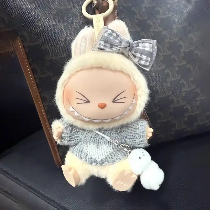 high quality labubu doll clothes 17cm bunny outfit