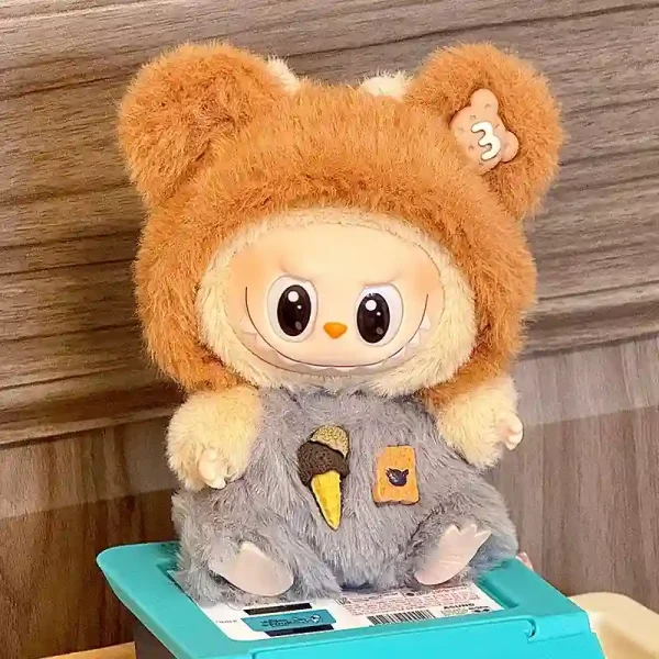 high quality labubu doll clothes cookie monster design