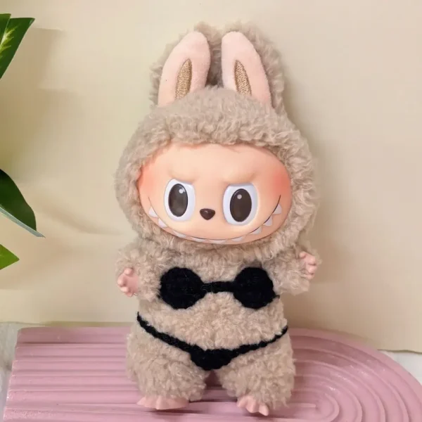 high quality labubu doll clothes summer beach theme outfit