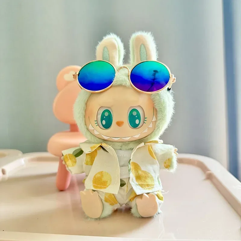 high quality labubu doll clothes summer beach theme outfit