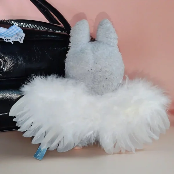 high quality labubu doll clothing angel or raven wings