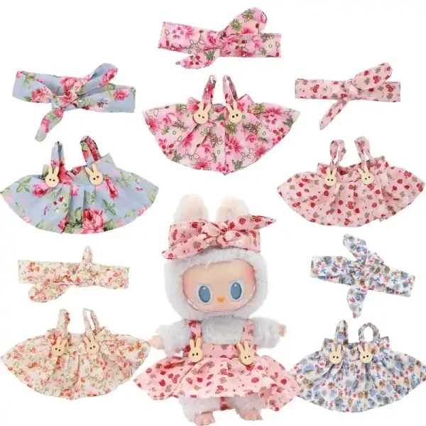 high quality labubu doll clothing for 17cm dolls