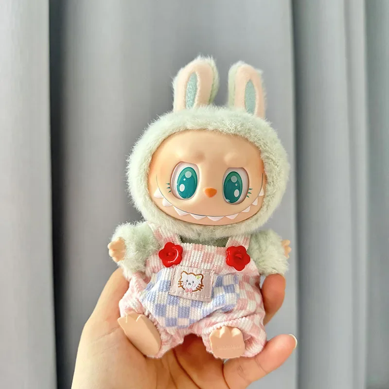 high quality labubu doll outfit set with embroidered details