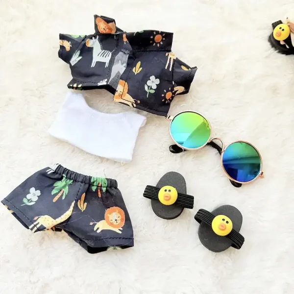 high quality labubu doll summer outfit for collectors