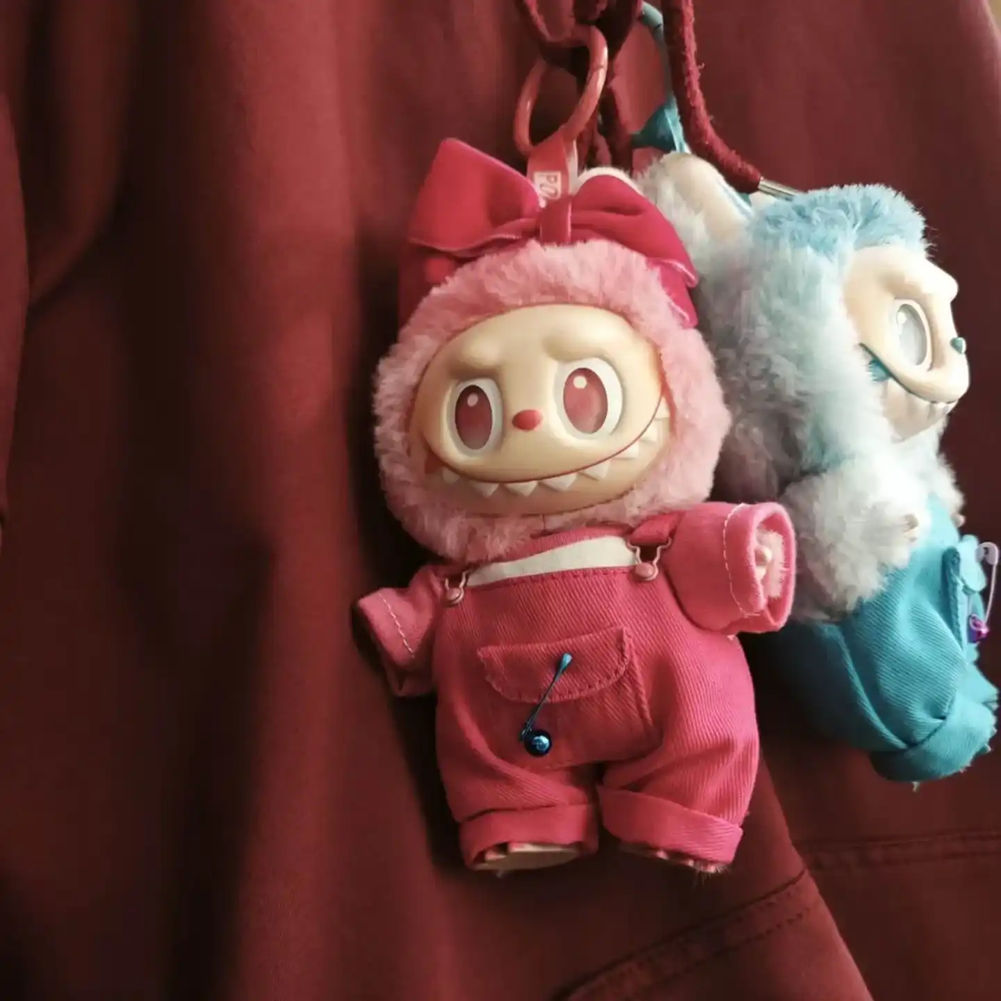 high quality labubu doll summer overalls outfit replacement
