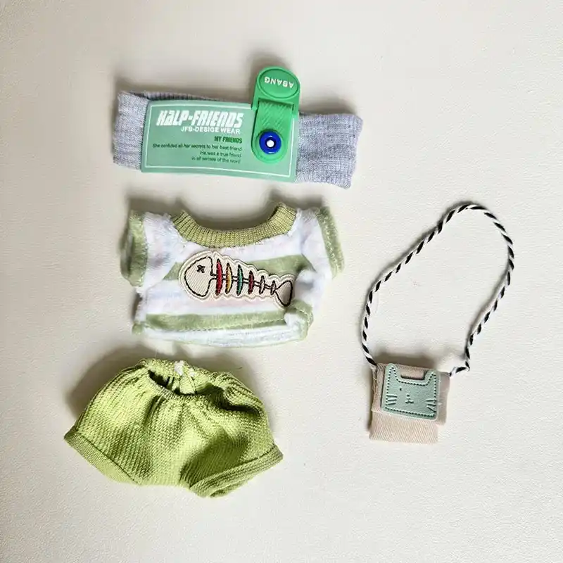 high quality labubu idol doll clothing set with accessories