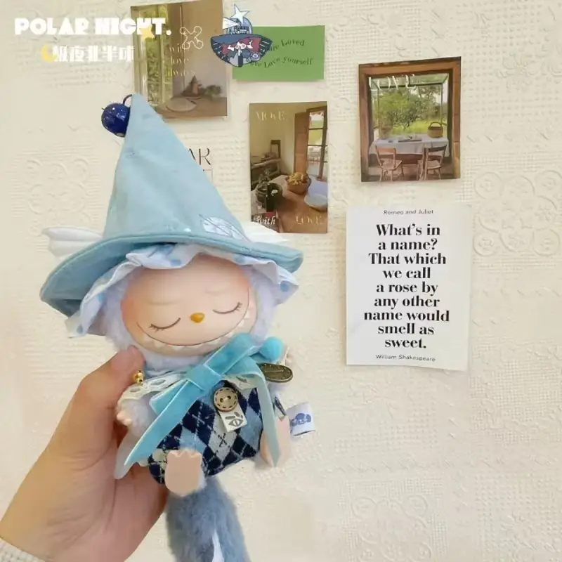 high quality labubu third generation wizard outfit set