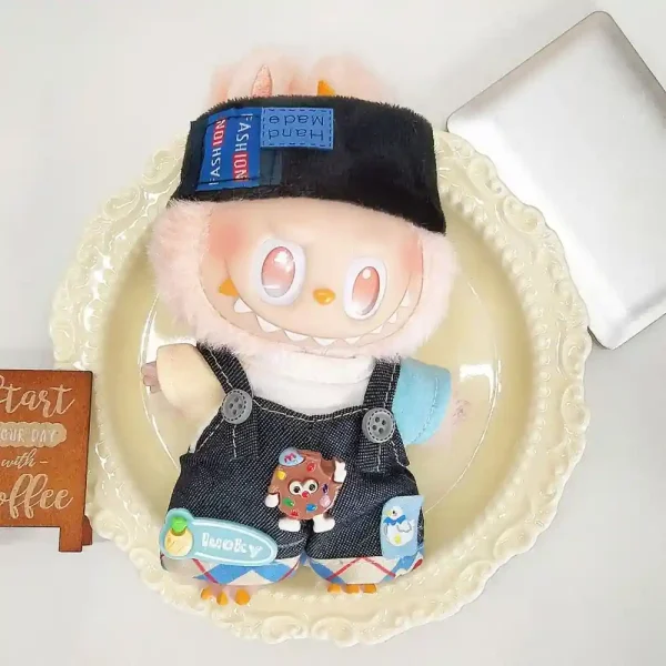 high quality materials labubu doll clothes set durable and soft