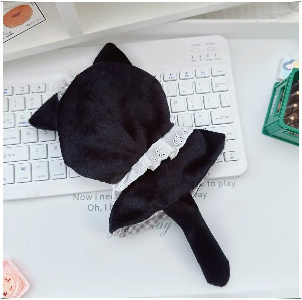 high quality plush cotton labubu animal hooded cloak durable design