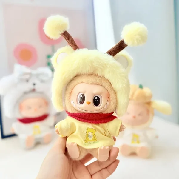 high quality plush labuubu doll clothes set durable and washable