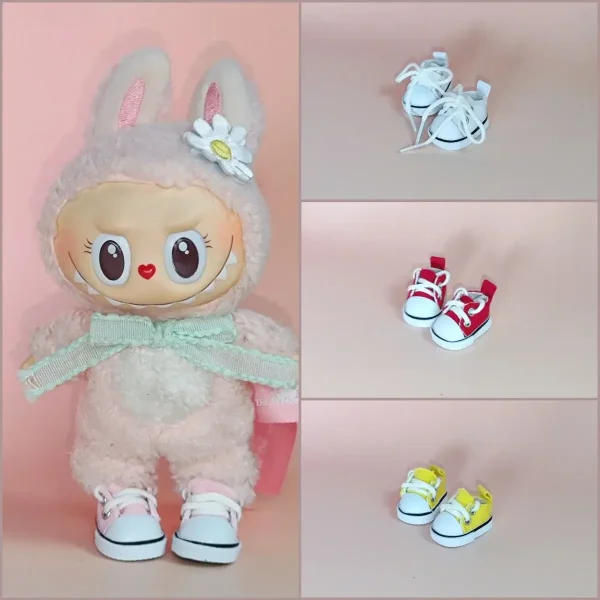 high quality stitching even tiny laces securely attached labubu shoes
