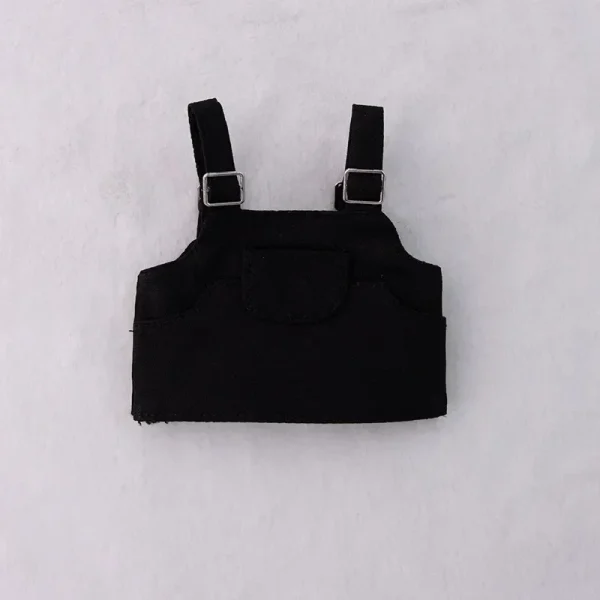 high quality stitching labubu doll summer overalls outfit