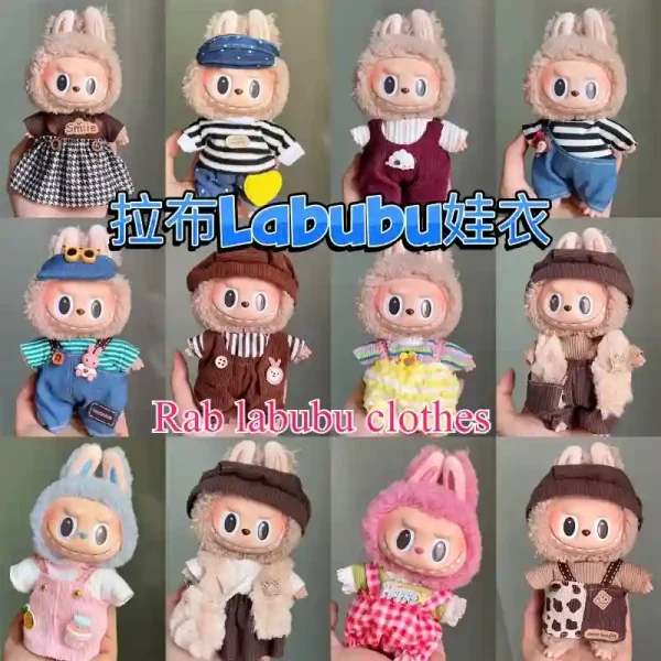 labubu 17cm outfit comfortable and stylish