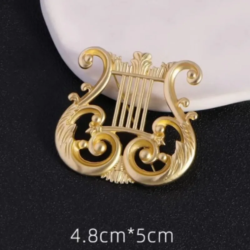 labubu angel costume with golden laurel wreath and lyre