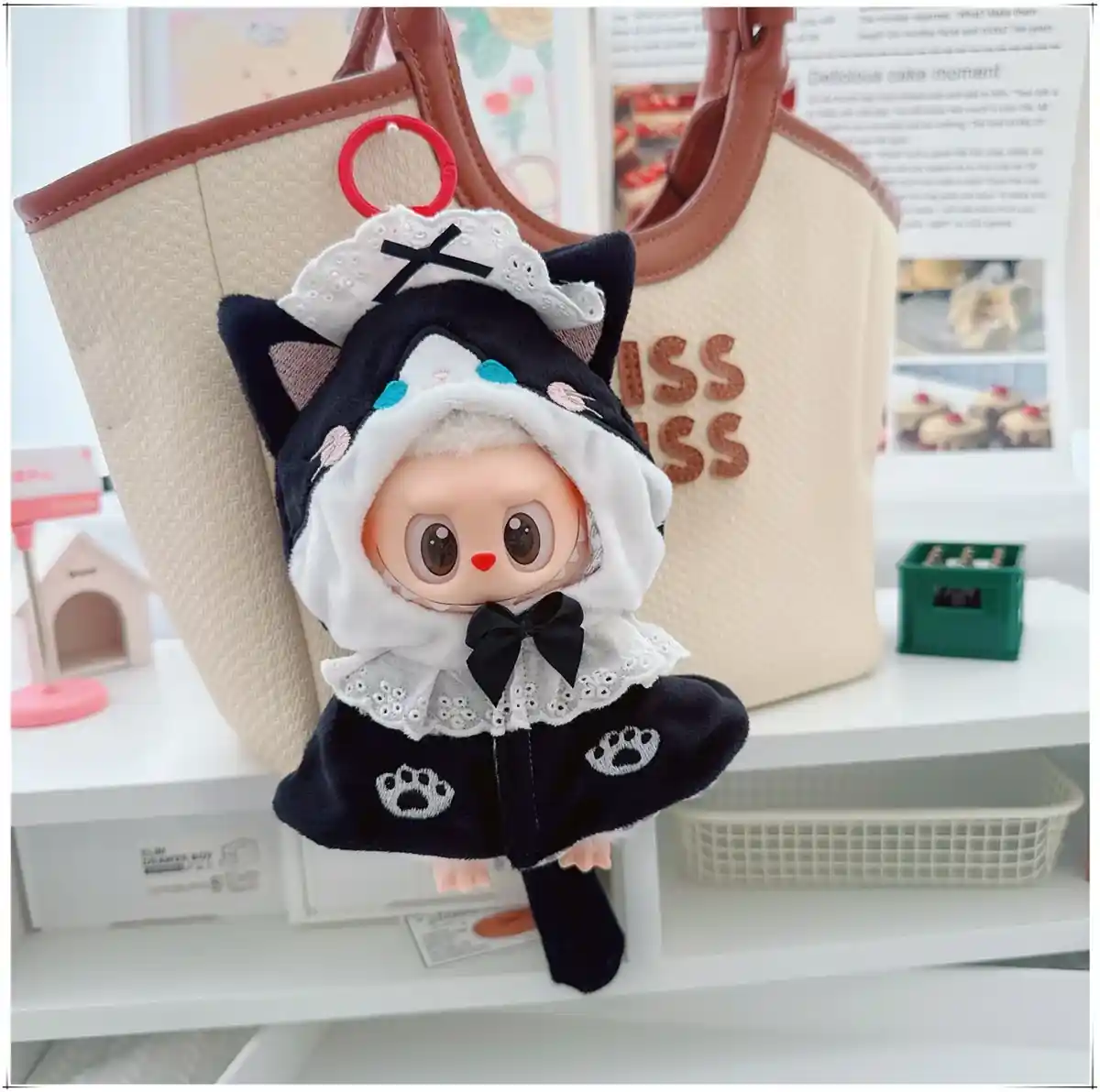 labubu animal hooded cloak perfect fit for 15 17cm labubu dolls