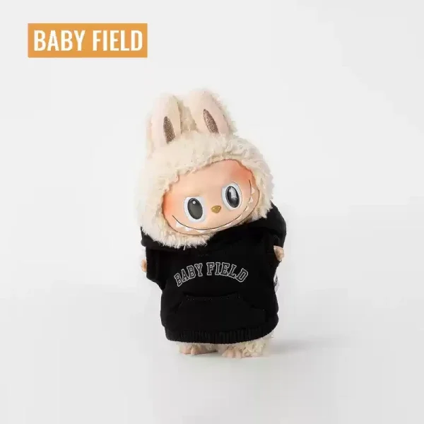 labubu baby field hoodie outfit for 17cm collectible doll