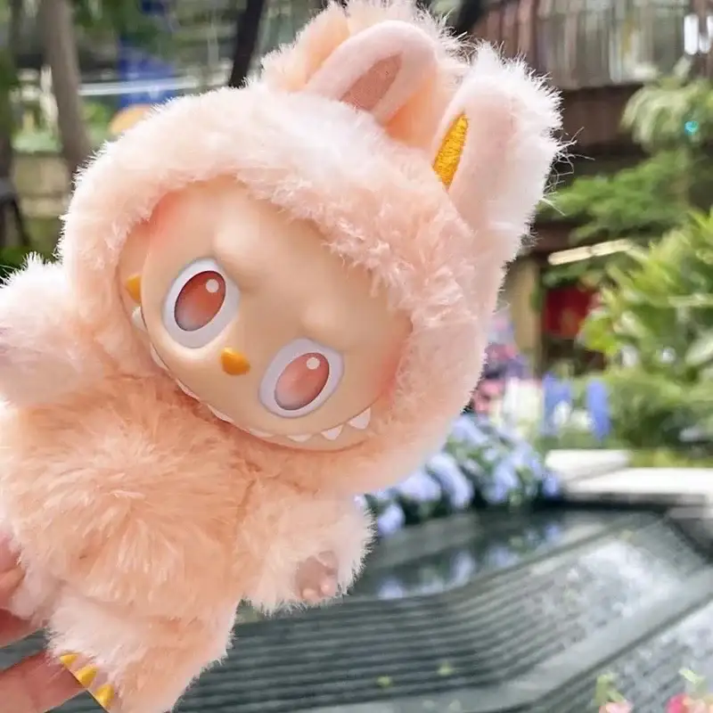 labubu bunny costume with expressive eyes