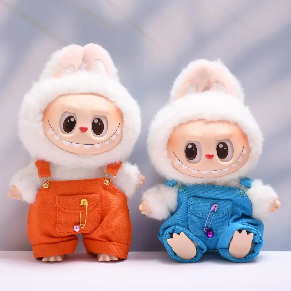 labubu bunny outfit set for 15cm to 17cm dolls