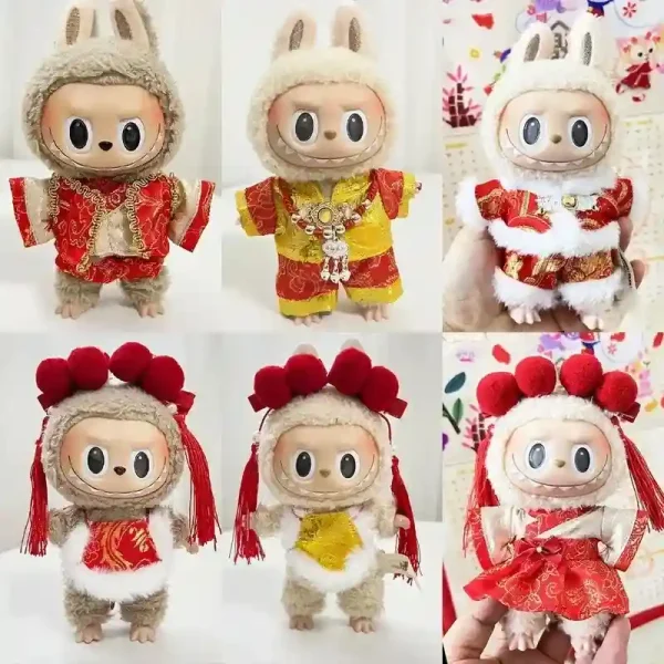 labubu chinese new year outfit enhancing dolls collectability